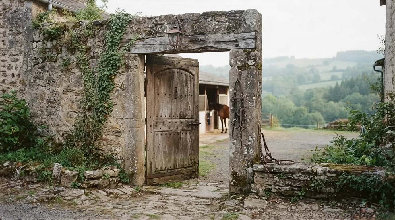 Entrée du Ecurie de Leygalie, centre équestre à Bassillac et Auberoche
