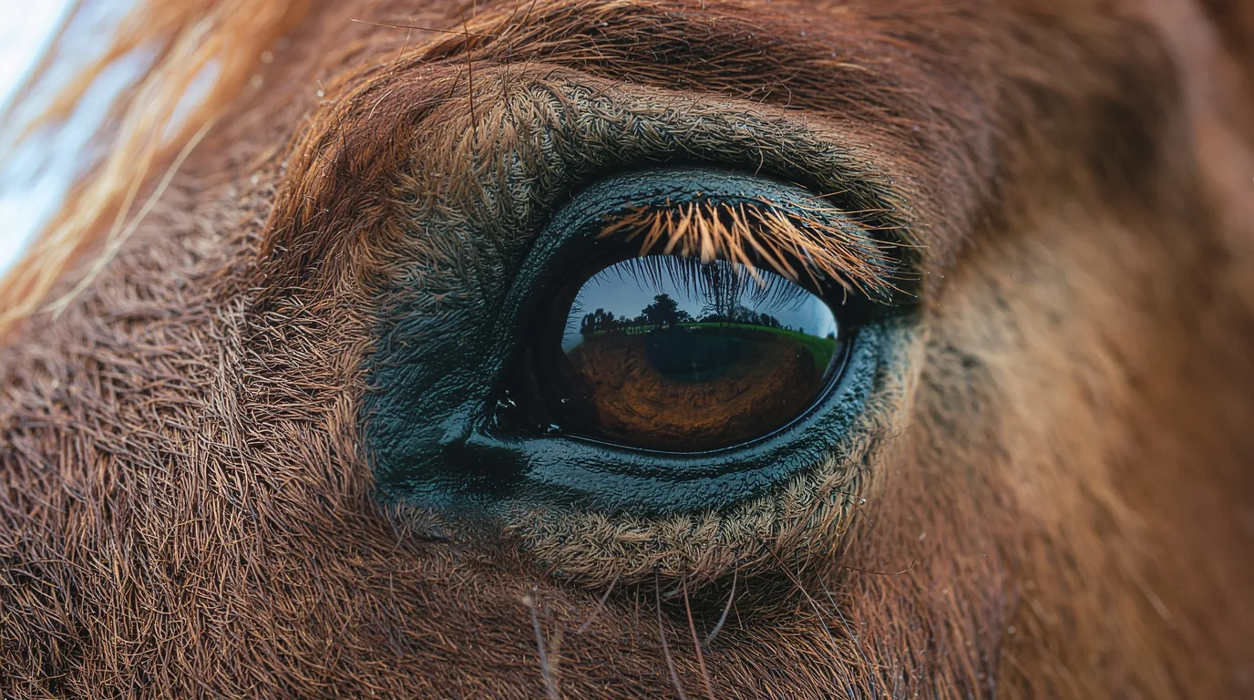 Un regard de cheval au Ecurie de Leygalie, Bassillac et Auberoche